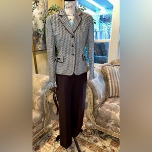 Fully lined, slacks and jacket.